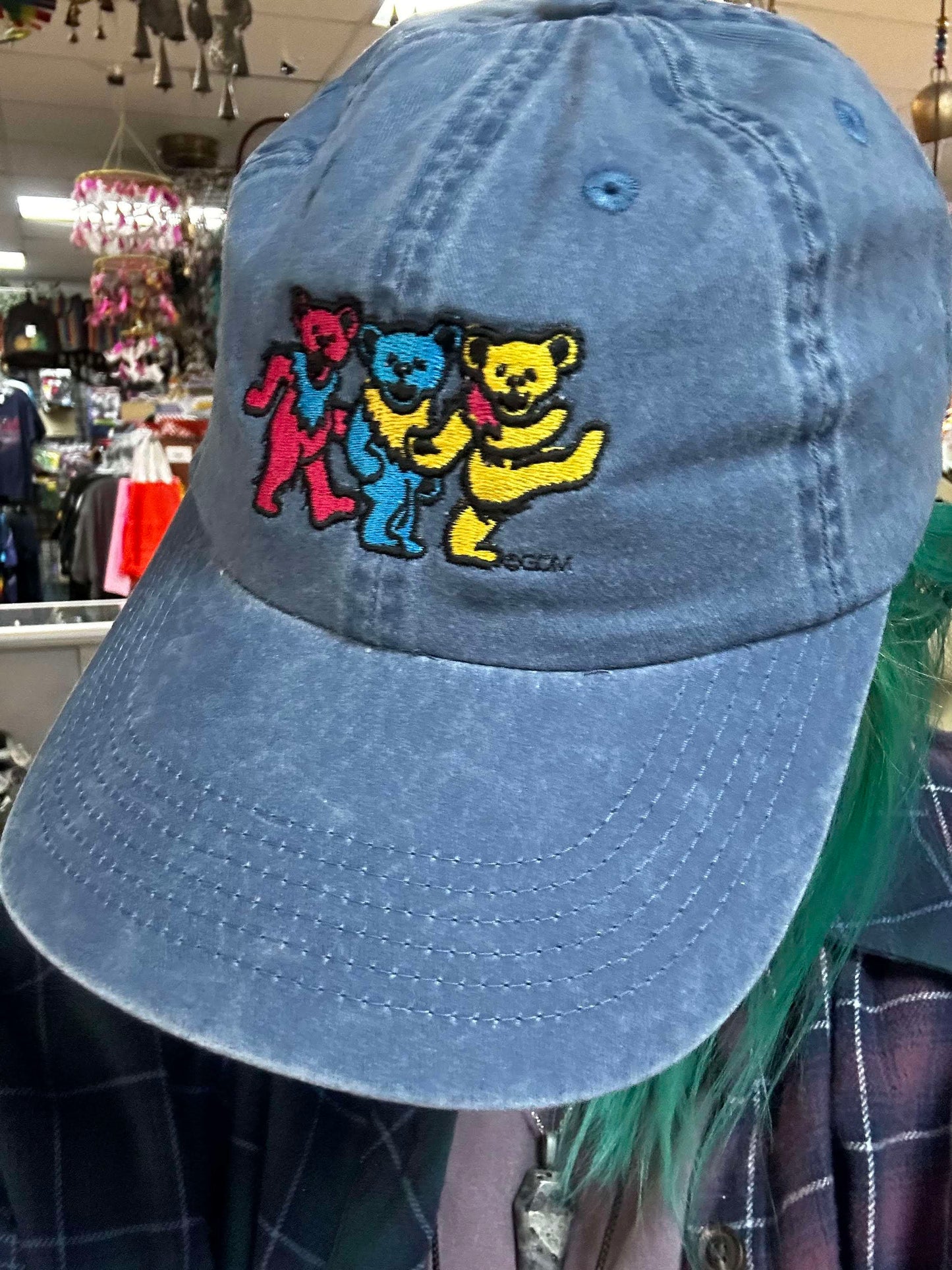 3 Dancing Bears Dad Hat - HalfMoonMusic