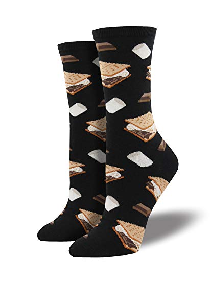 Women's Smores Crew Socks - HalfMoonMusic