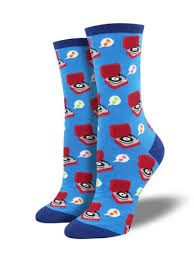 Women's For the Record Crew Socks - HalfMoonMusic