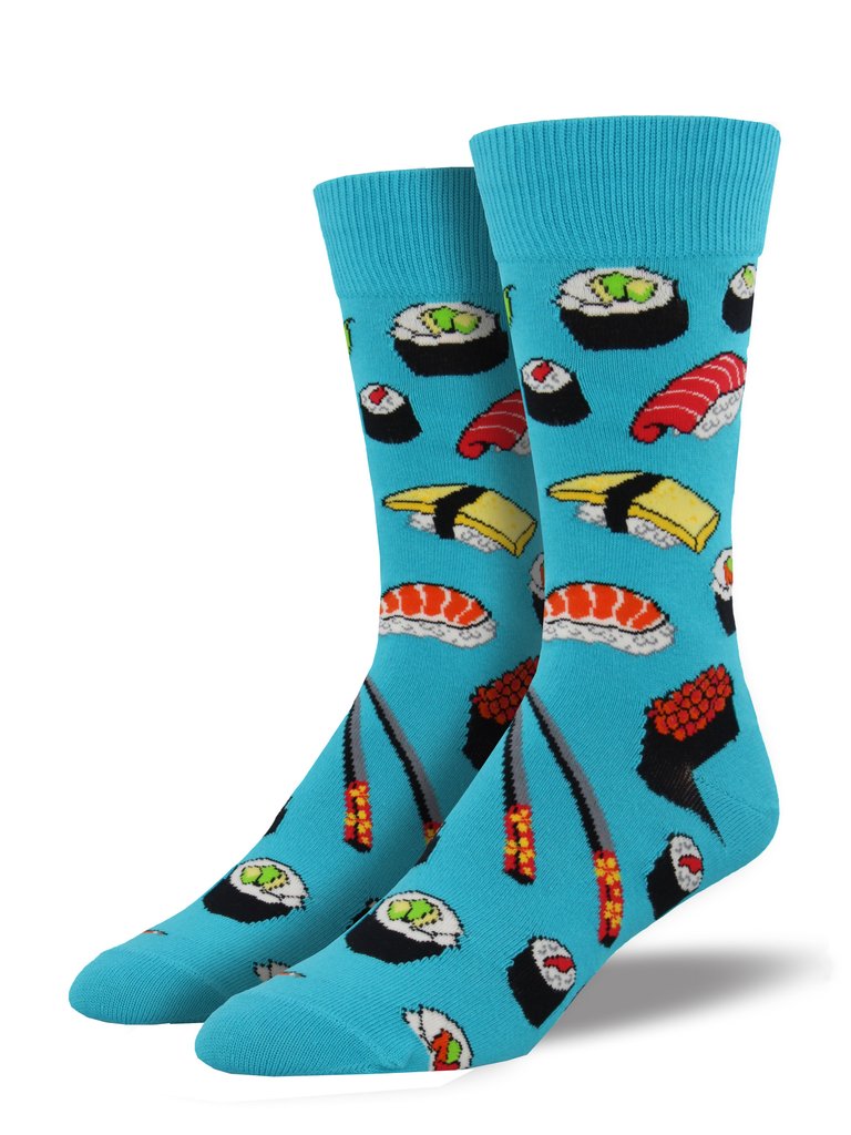 Mens Sushi Crew Socks - HalfMoonMusic
