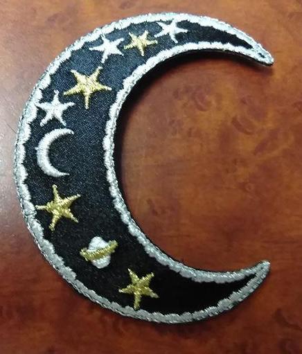 Starry Moon Patch - HalfMoonMusic
