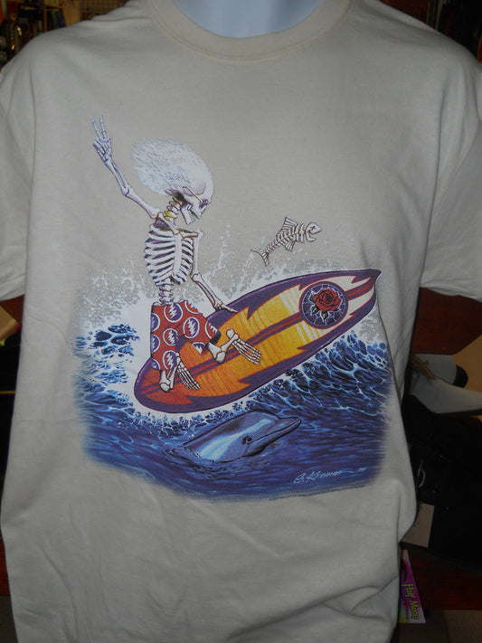 The Surfer Grateful Dead T-Shirt - HalfMoonMusic