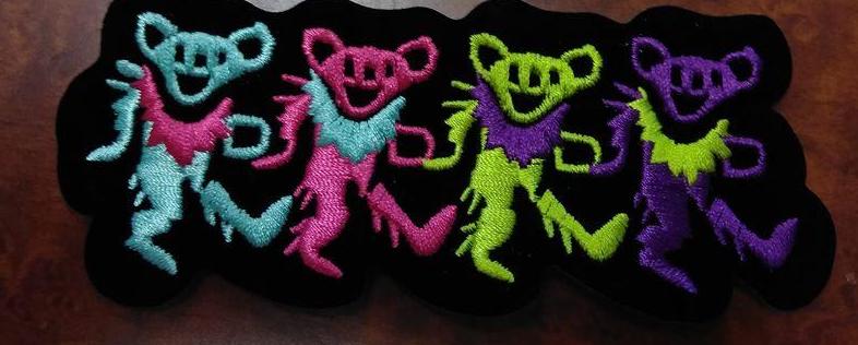 Dancing Bear Line Patch - HalfMoonMusic