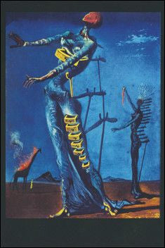 Dali "Flaming Giraffe" Poster - HalfMoonMusic
