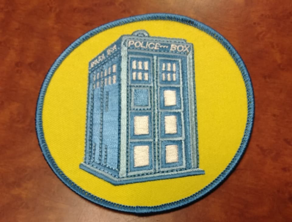 Doctor Who TARDIS Patch - HalfMoonMusic