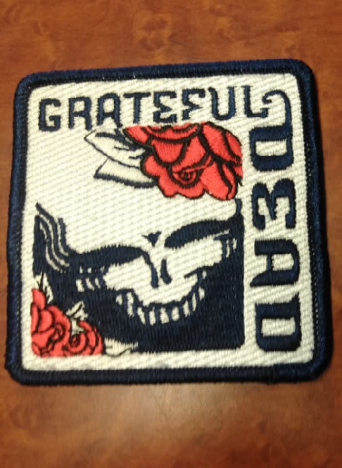 Grateful Dead Square SYF Patch - HalfMoonMusic