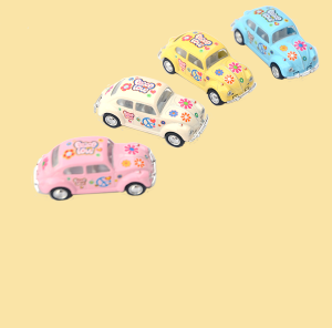 VW Peace Love Bug Toy - HalfMoonMusic