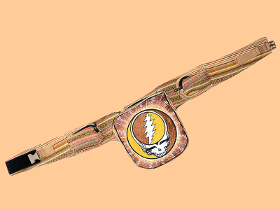 Grateful Dead Hand Embroidered SYF Fanny Pack - HalfMoonMusic