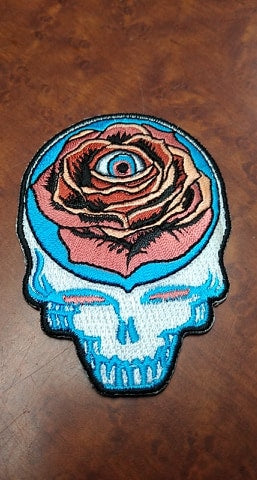 Grateful Dead SYF Rose Eyeball Patch - HalfMoonMusic