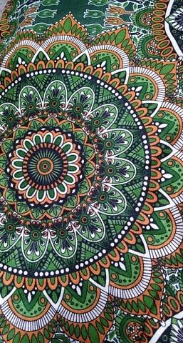 Womens Rayon Halter Mandala Maxi Dress - HalfMoonMusic
