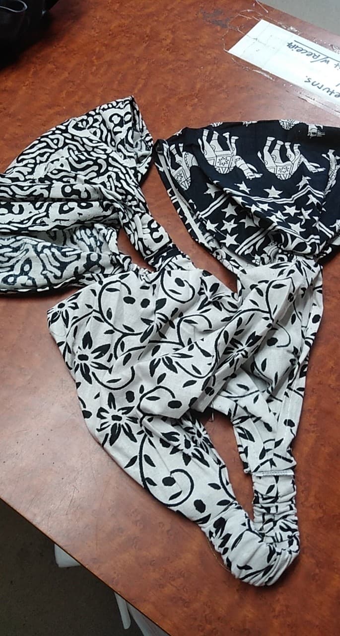 Black And White Wide Headband - HalfMoonMusic