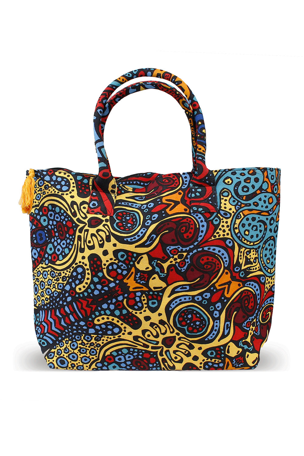 Sunburst Tapestry Tote Bag - HalfMoonMusic