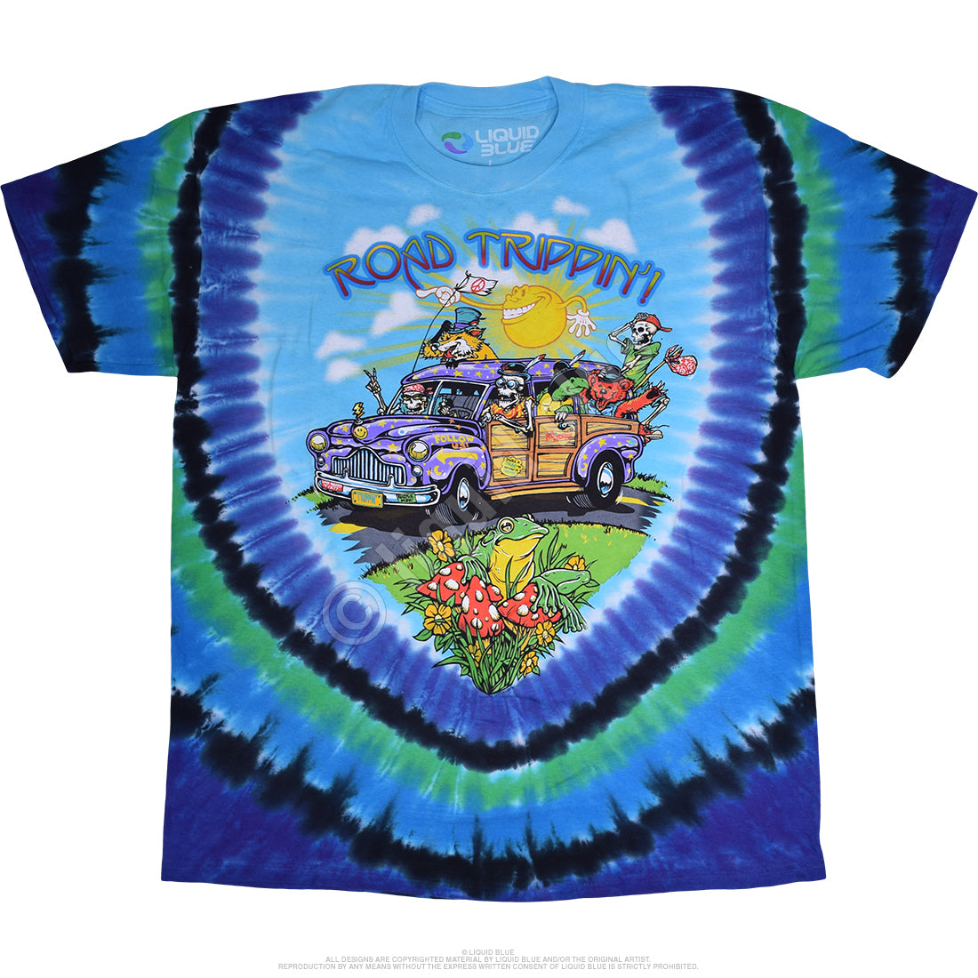 Men's Grateful Dead Road Trippin' T Shirt - HalfMoonMusic