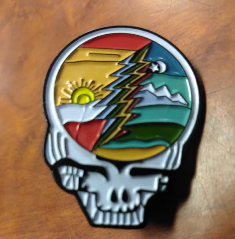 Grateful Dead Sunrise Sunset Hat Pin - HalfMoonMusic
