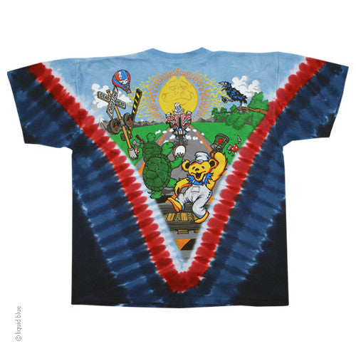 Grateful Dead Moto Sam Tie-Dye T-Shirt - HalfMoonMusic