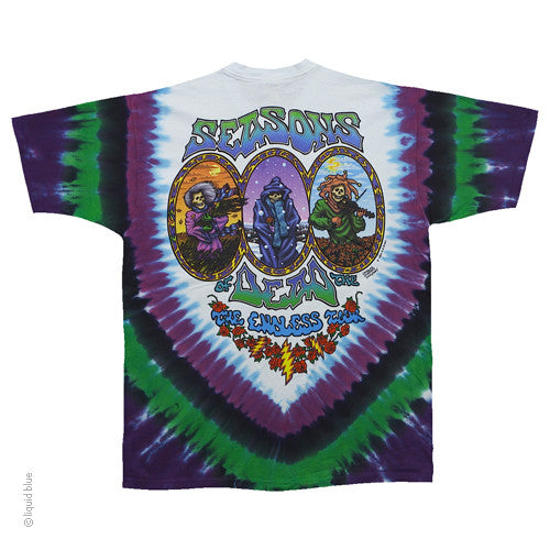 Mens Grateful Dead Seasons of the Dead Tshirt - HalfMoonMusic