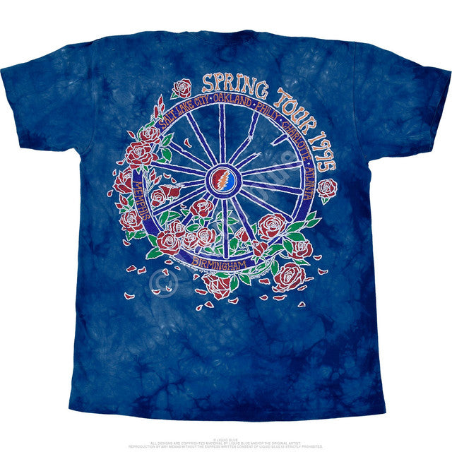 Men's Batik Bertha Spring Tour '95 T-Shirt - HalfMoonMusic
