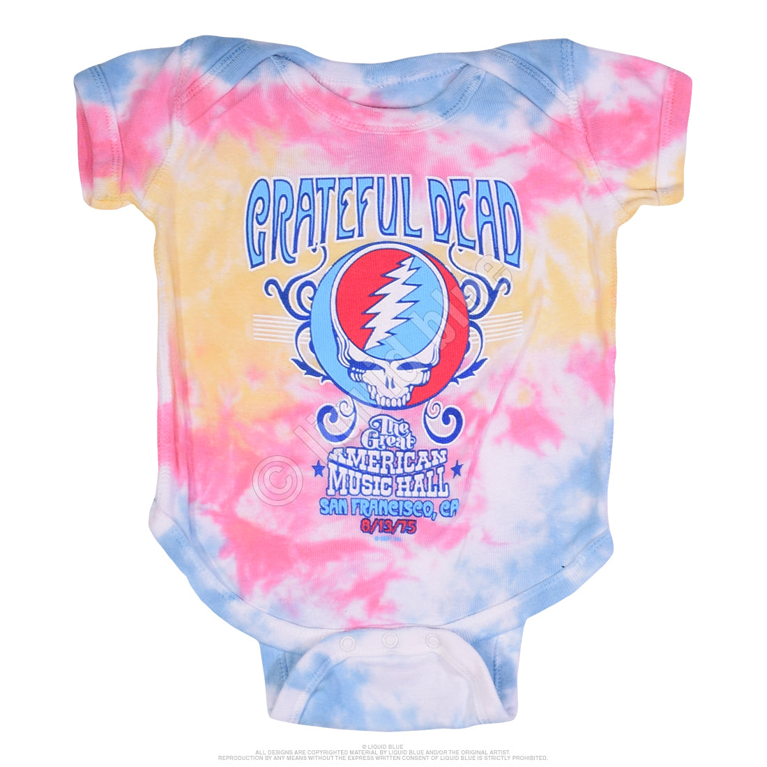 Grateful Dead American Music Hall Onesie - HalfMoonMusic