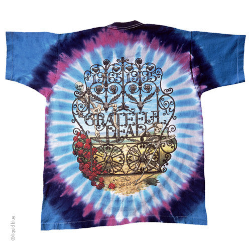 Grateful Dead 30th Anniversary Tie Dye T-shirt - HalfMoonMusic