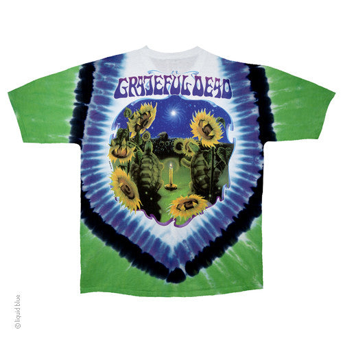 Grateful Dead Terrapin Sunflower Tie dye T-Shirt - HalfMoonMusic