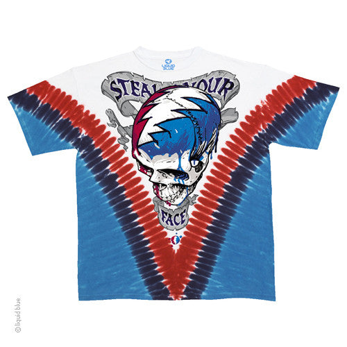 Grateful Dead Steal Your Face Tie Dye T-Shirt Multi