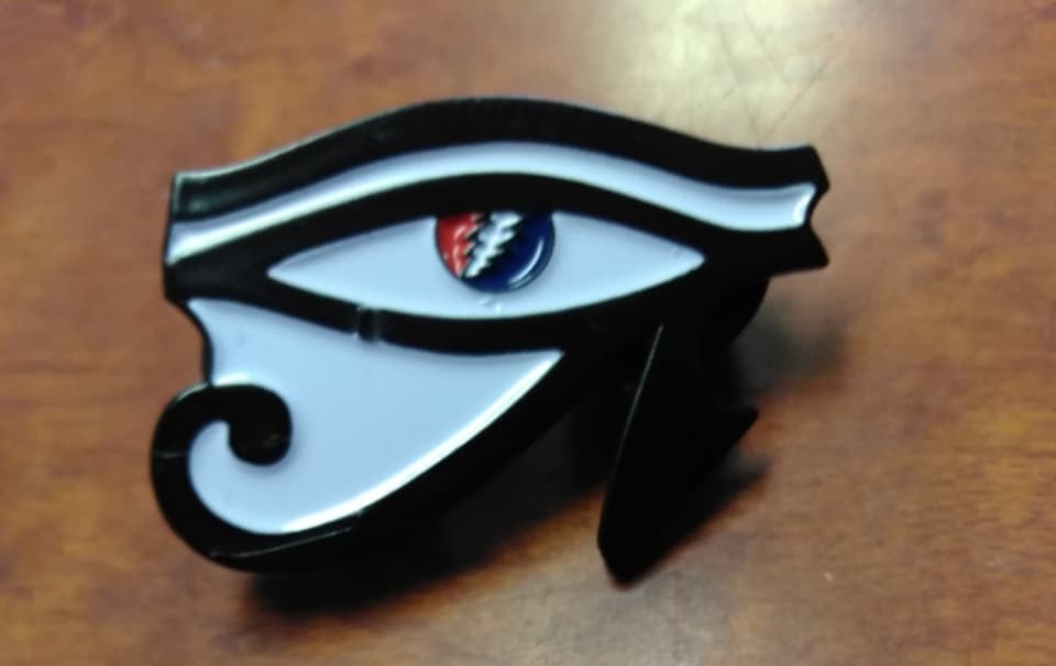 Grateful Dead Eye of Anubis Hat Pin - HalfMoonMusic