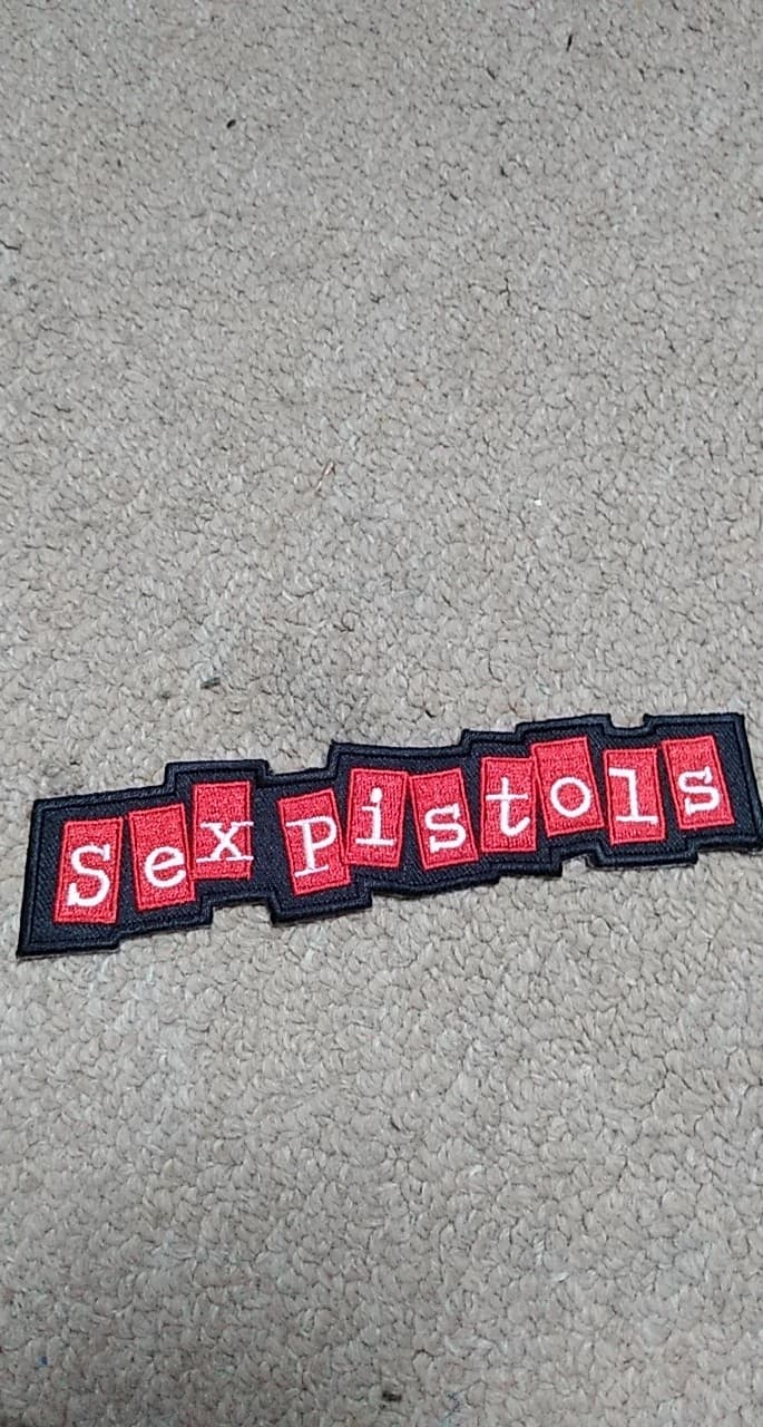 Sex Pistols Red Patch - HalfMoonMusic