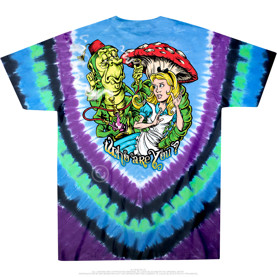 Men's Don't You Know Tie Dye Alice T Shirt - HalfMoonMusic
