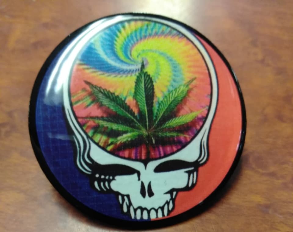 Grateful Dead Magic Leaf SYF Hat Pin - HalfMoonMusic