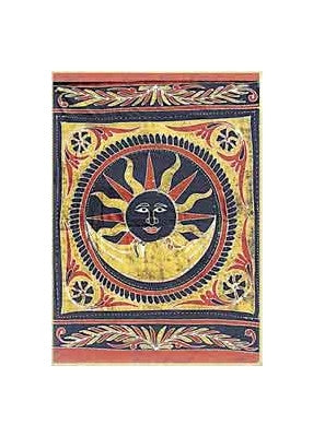 Batik Good Morning Tapestry - HalfMoonMusic