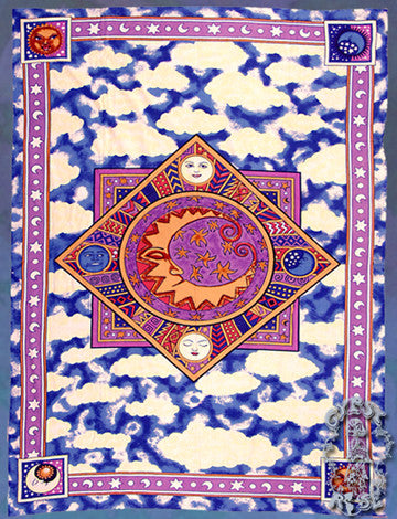 Sleeping Moon Tapestry - HalfMoonMusic