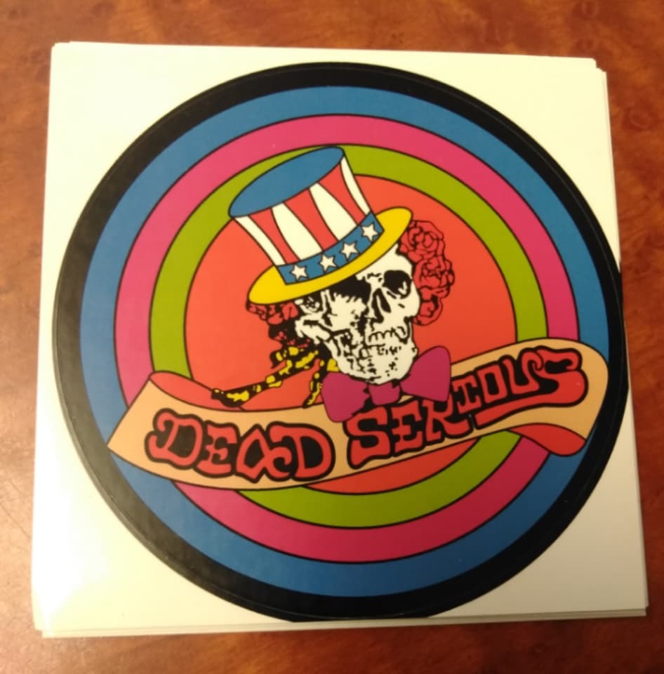Dead Serious Sticker - HalfMoonMusic