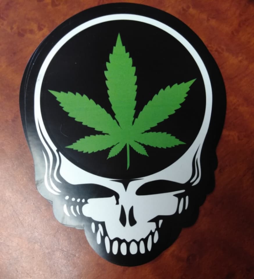 Grateful Dead Magical Leaf SYF Sticker - HalfMoonMusic