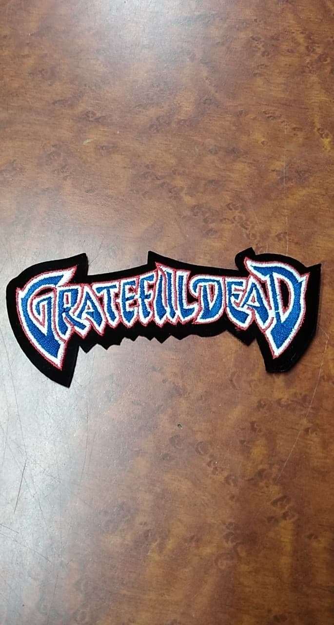 Grateful Dead Lettering Patch - HalfMoonMusic