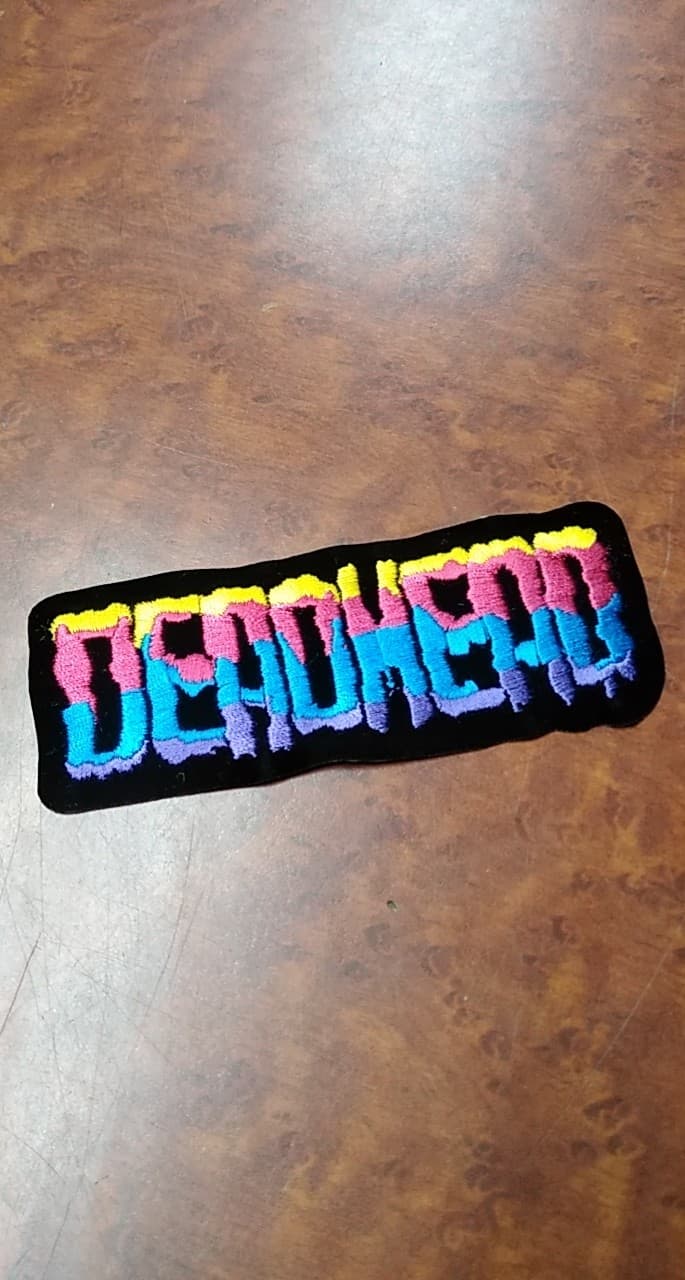 Deadhead Lettering Patch - HalfMoonMusic