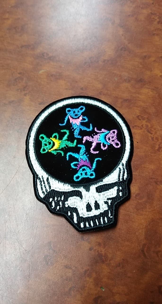 Grateful Dead Stealie Bears Patch - HalfMoonMusic