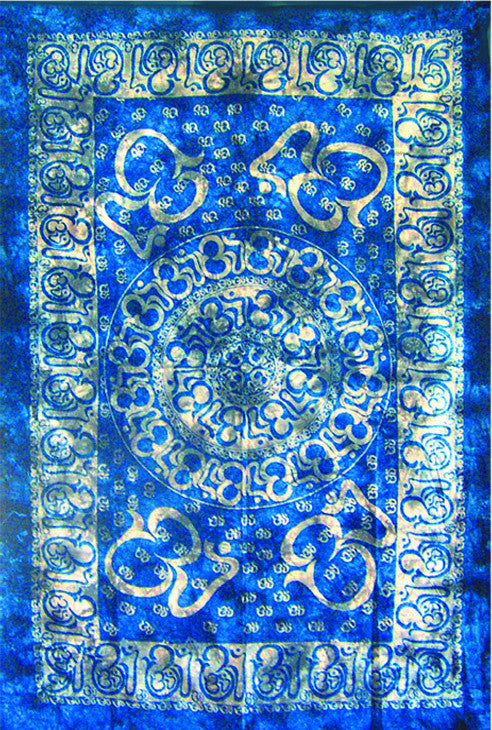 Many Om Tapestry - HalfMoonMusic