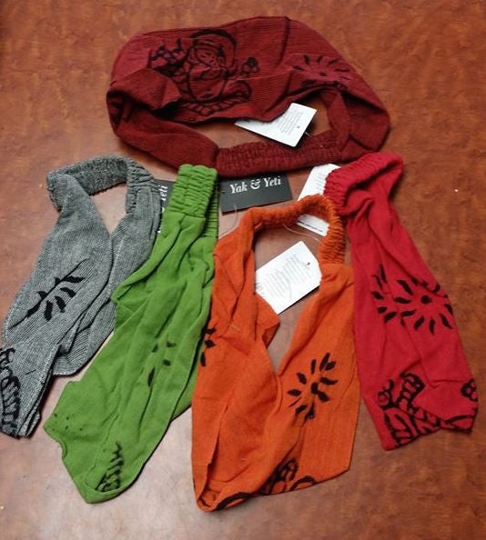 Ganesh Print Headband - HalfMoonMusic