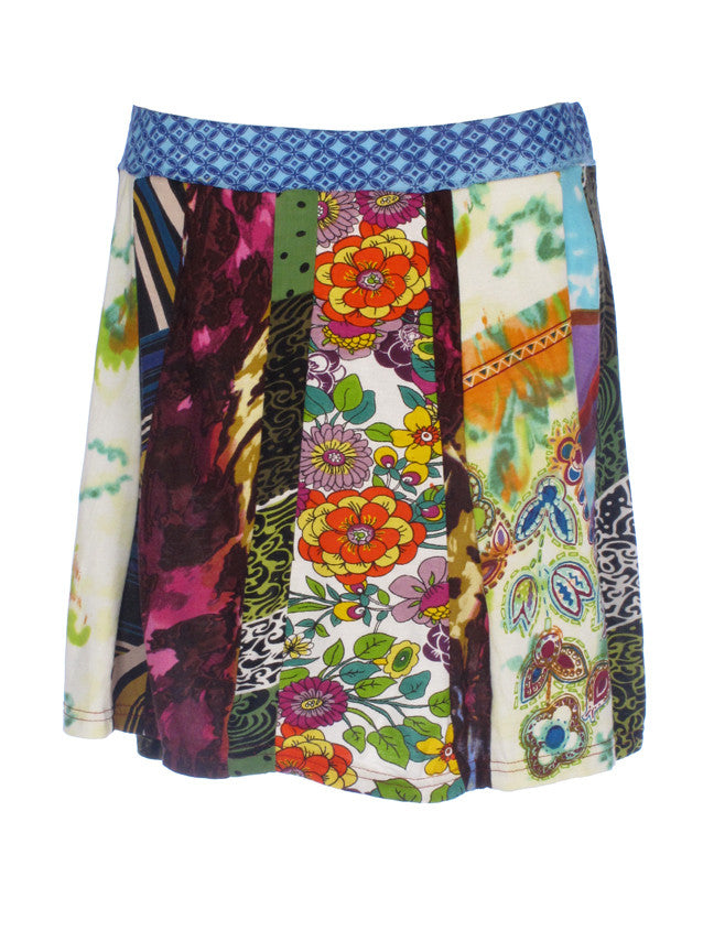 Panel Mini Skirt - HalfMoonMusic