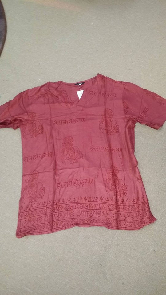 Hare Ram Half Sleeve Shirt - HalfMoonMusic
