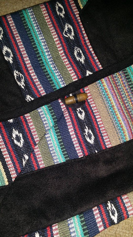 Multi Stripe Adjustable Purse - HalfMoonMusic