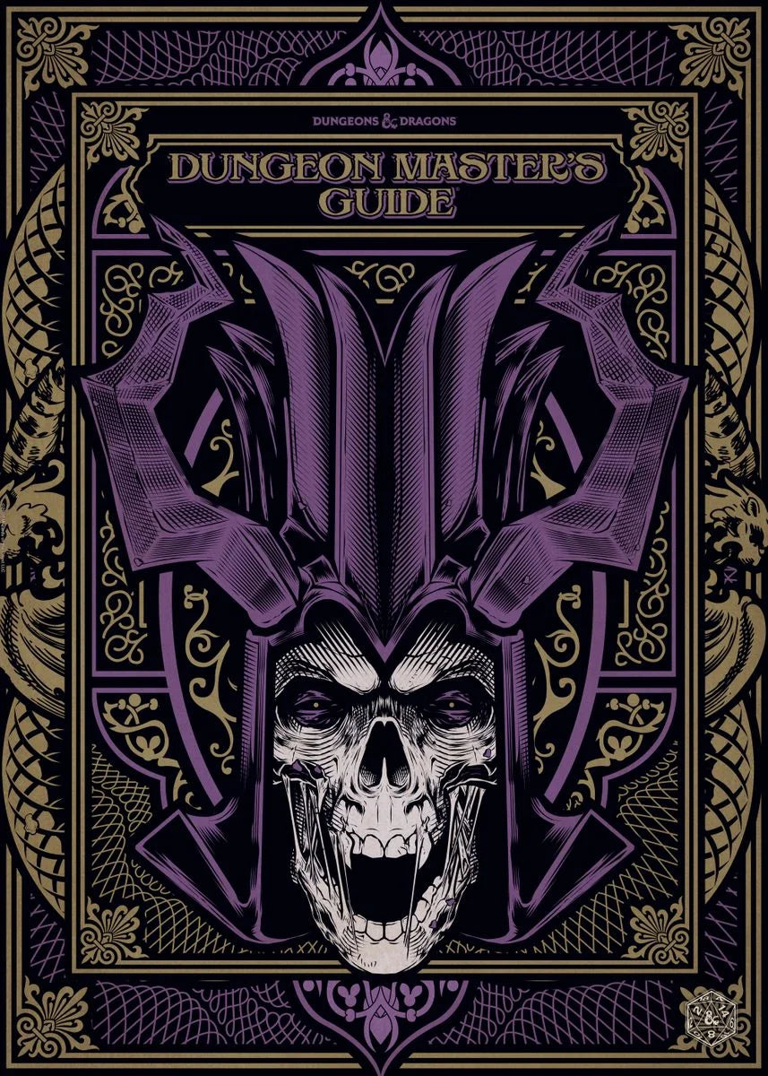 D&D Master's Guide Poster - HalfMoonMusic