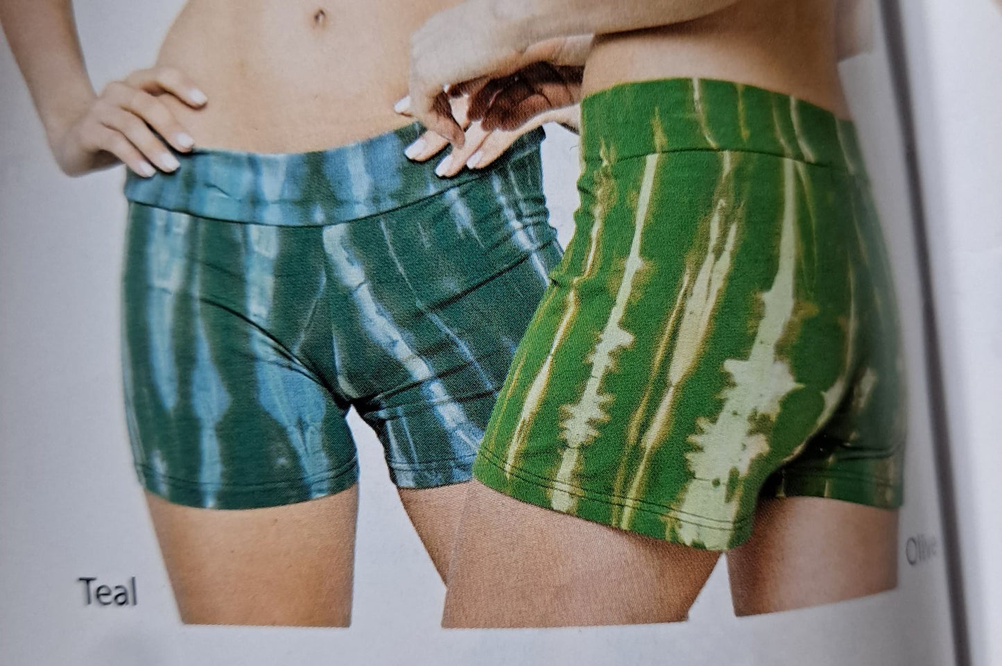 Womens Tie-Dye Booty Shorts - HalfMoonMusic