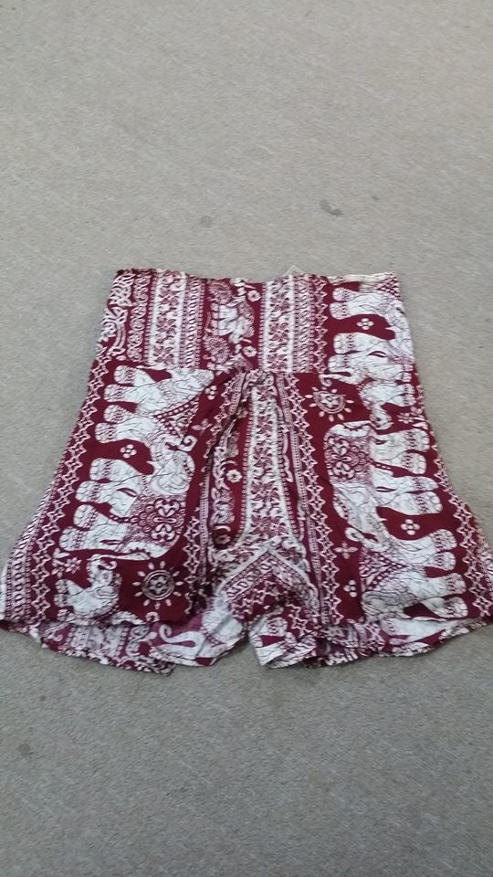 Womens Elephant Print Skirt Shorts - HalfMoonMusic