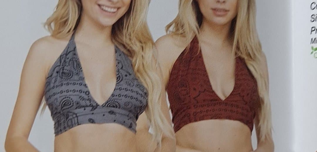 Womens Tie-Back Bandana Print Halter Top - HalfMoonMusic