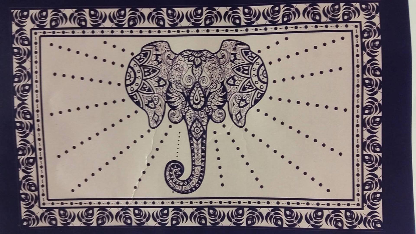 Elephant Head Tapestry - HalfMoonMusic