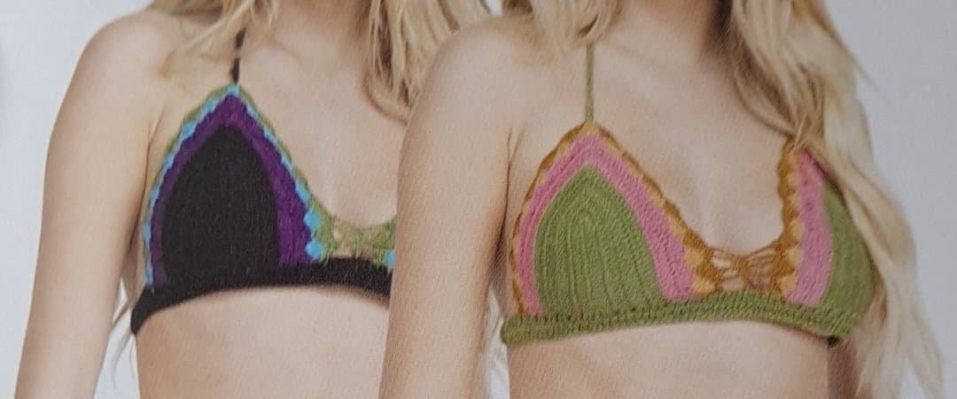 Womens Festive Ripple Crochet Top - HalfMoonMusic