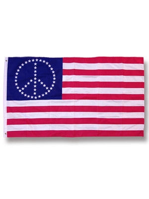 Wishful Thinking Peace Flag - HalfMoonMusic