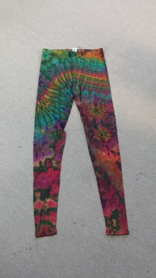 Womens Mudd Mee Tie Dye Leggings - HalfMoonMusic