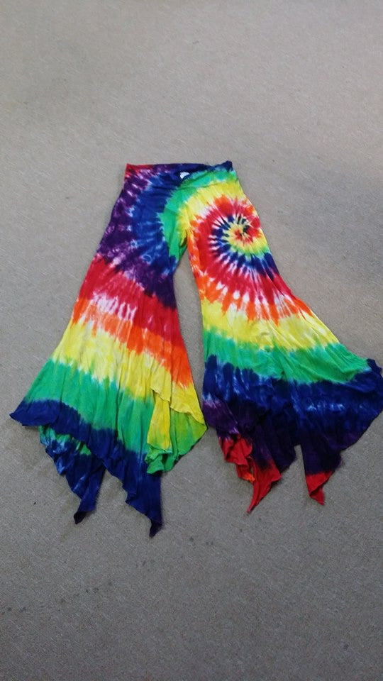 Womens Tie Dye Fairy Pants - HalfMoonMusic